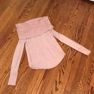 NWOT! Free People Blush Off Shoulder Top